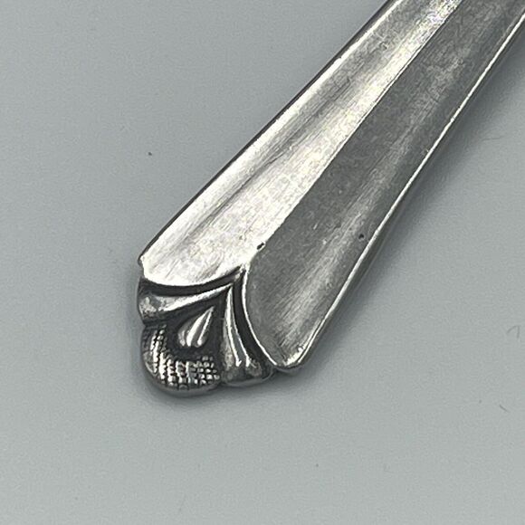 Vintage Orleans Silver ORL31 Stainless Korea Silverware Serving Spoon 8.5” 8 1/2 - Picture 6 of 10